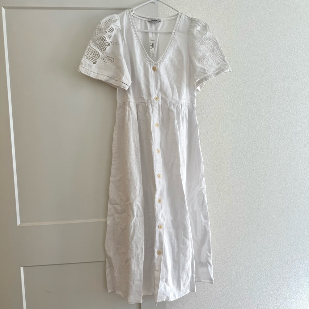 MADEWELL White Midi Dress